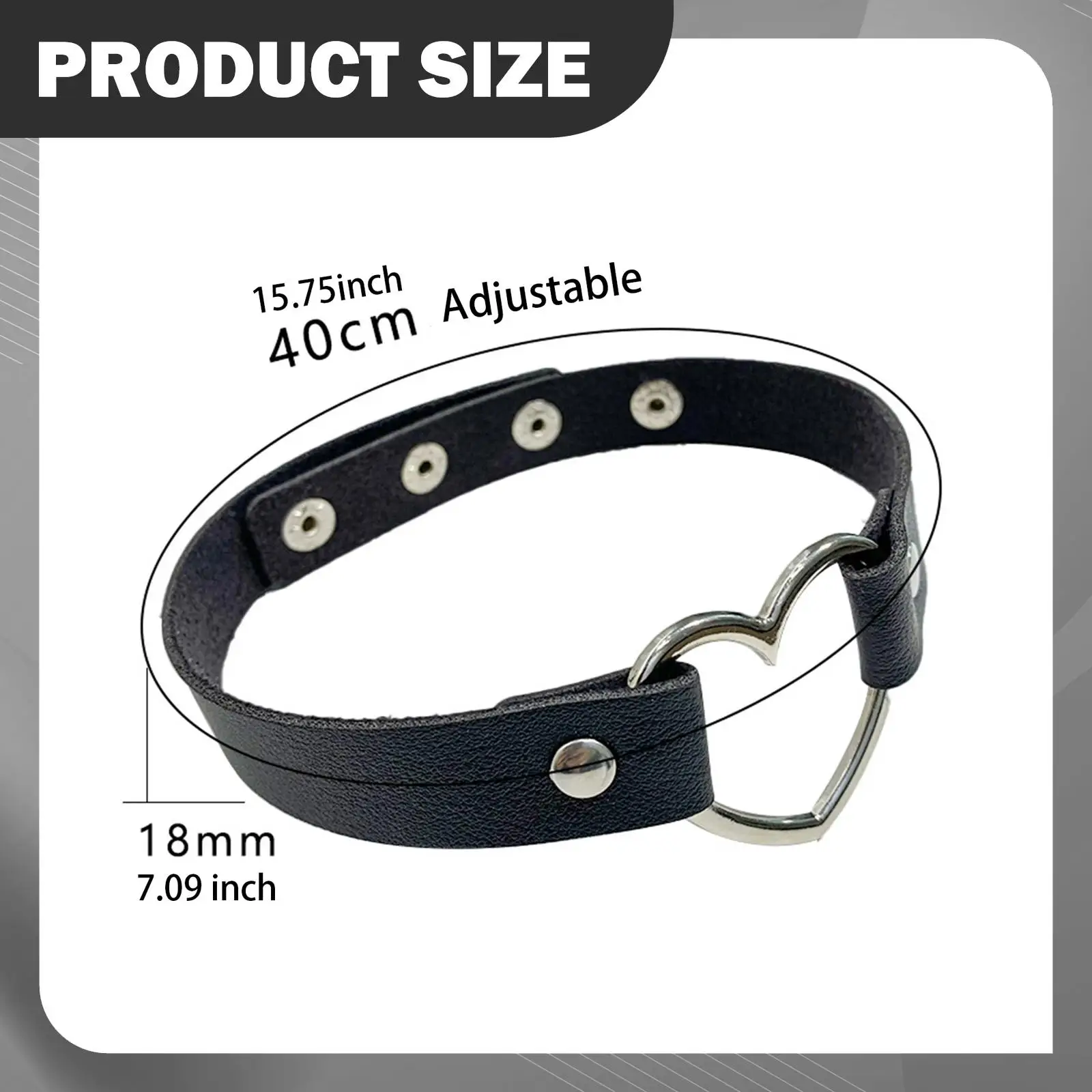 チョーカーネックレス チョーカーファッション 幅調節可能 ラブハートチェーン コスプレアクセサリー ソフトジュエリーギフト