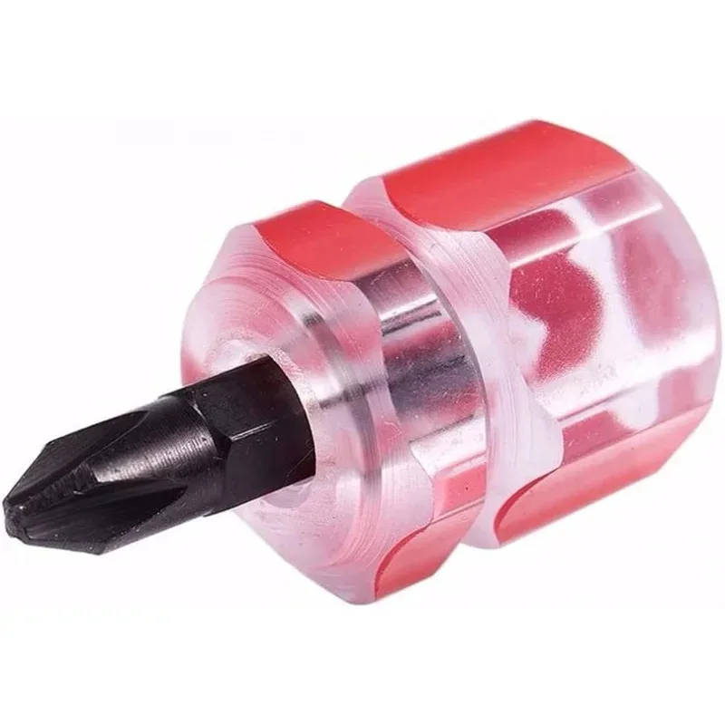 Non in magazzino. fuori stoock..2 pezzi Cacciavite Phillips piatto Mini cacciavite Set di kit di strumenti di riparazione corti e piccoli divisi Verde + Rosso