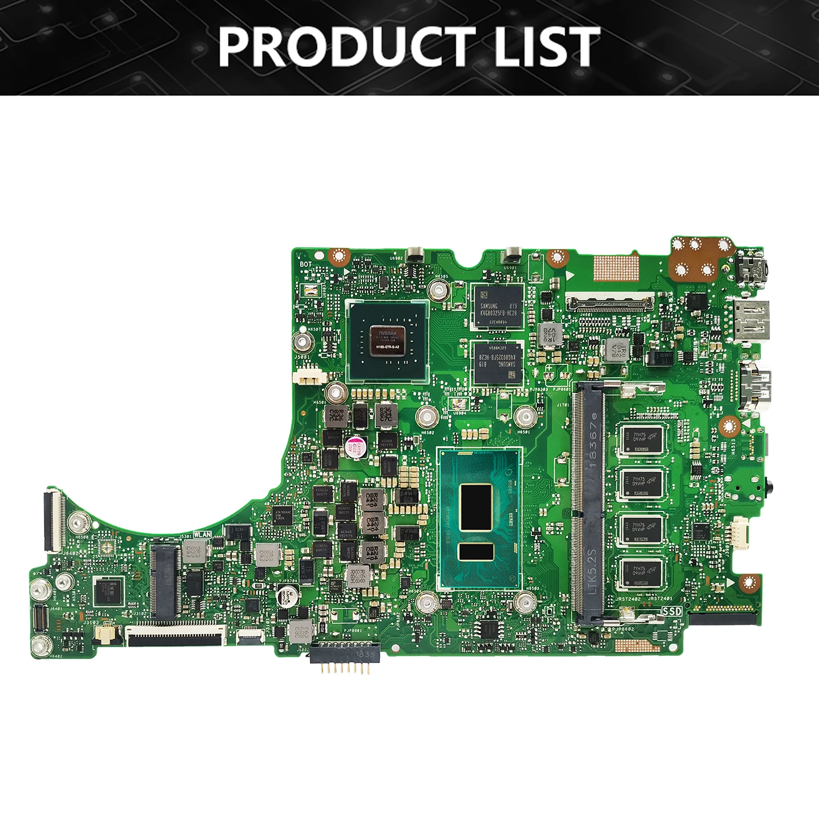 UX310UQR Mainboard For ASUS RX310U UX410U UX310UFR UX310UAR UX310UV UX410UFR Laptop Motherboard CPU i5 i7 8th Gen 8G RAM