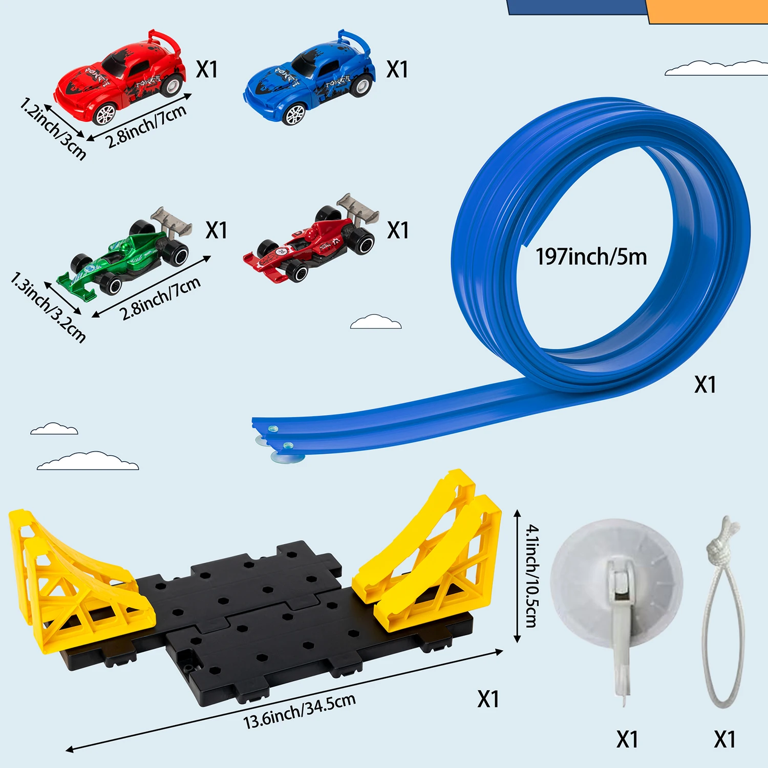 ชุดเริ่มต้น Flex Track 15 ฟุต  - Hot Wheels Car Track Sets บทวิจารณ์และราคา
