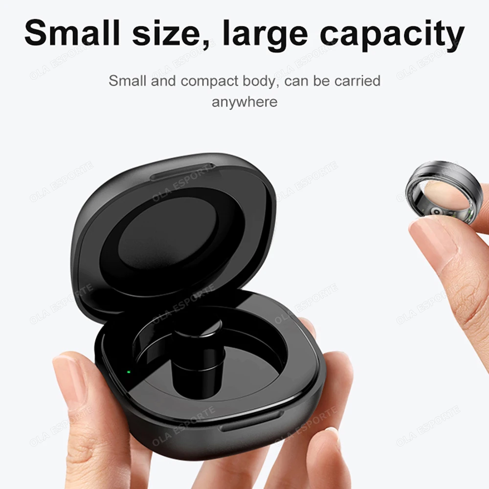 2024 New For Xiaomi Smart Ring Men Women, Heart Rate and Blood Oxygen Monitor Smartring IP68 & 5ATM Waterproof, Multi-sport Mode