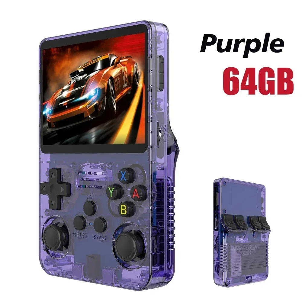BOYHOM Original ARKOS 256G/128G/64G Open-Source Retro Handheld-Spielkonsole 3,5'' IPS Tragbarer Taschenspielcomputer MAX