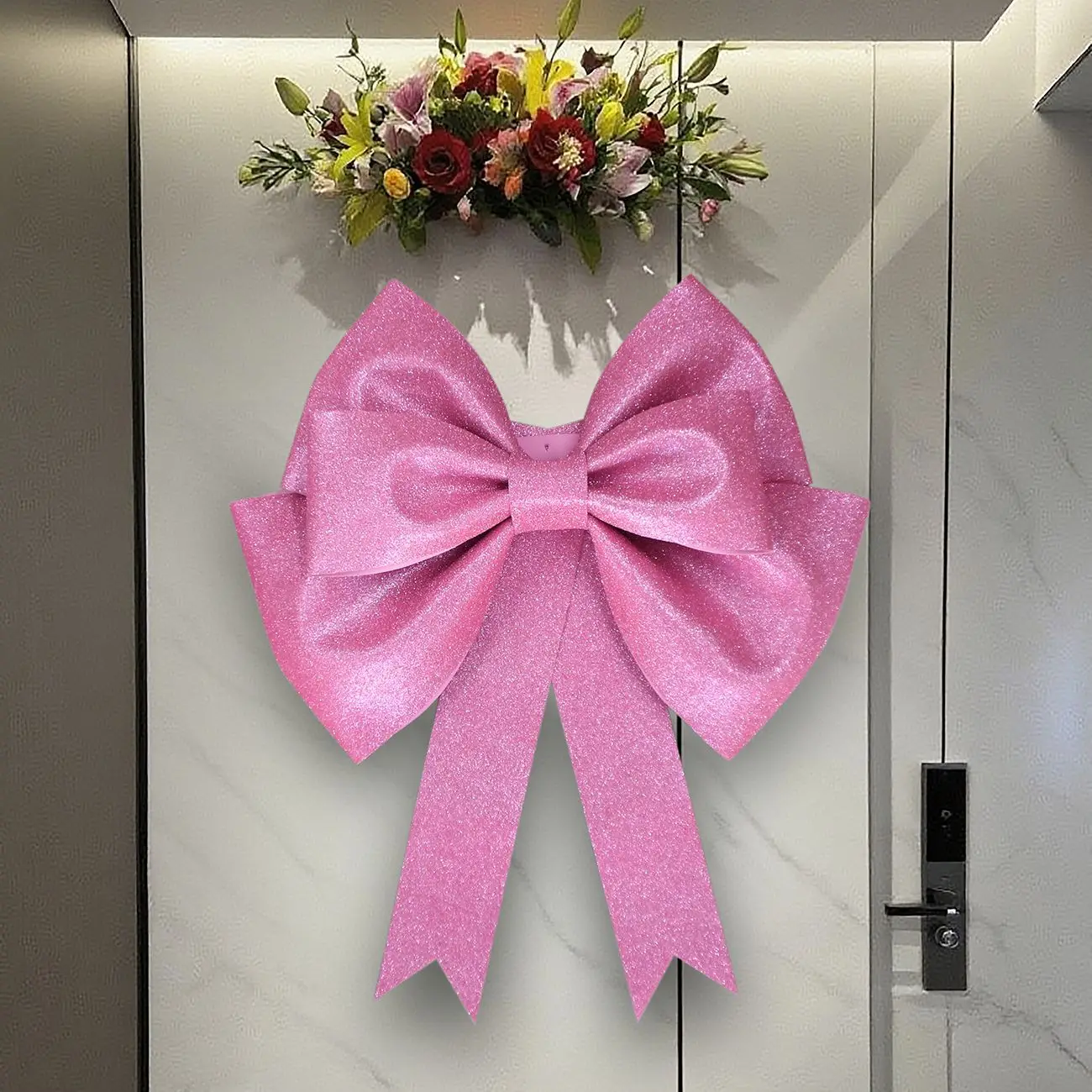 Extra large pink bow Valentine's Day gift background wall Christmas birthday room decoration props EVA material package