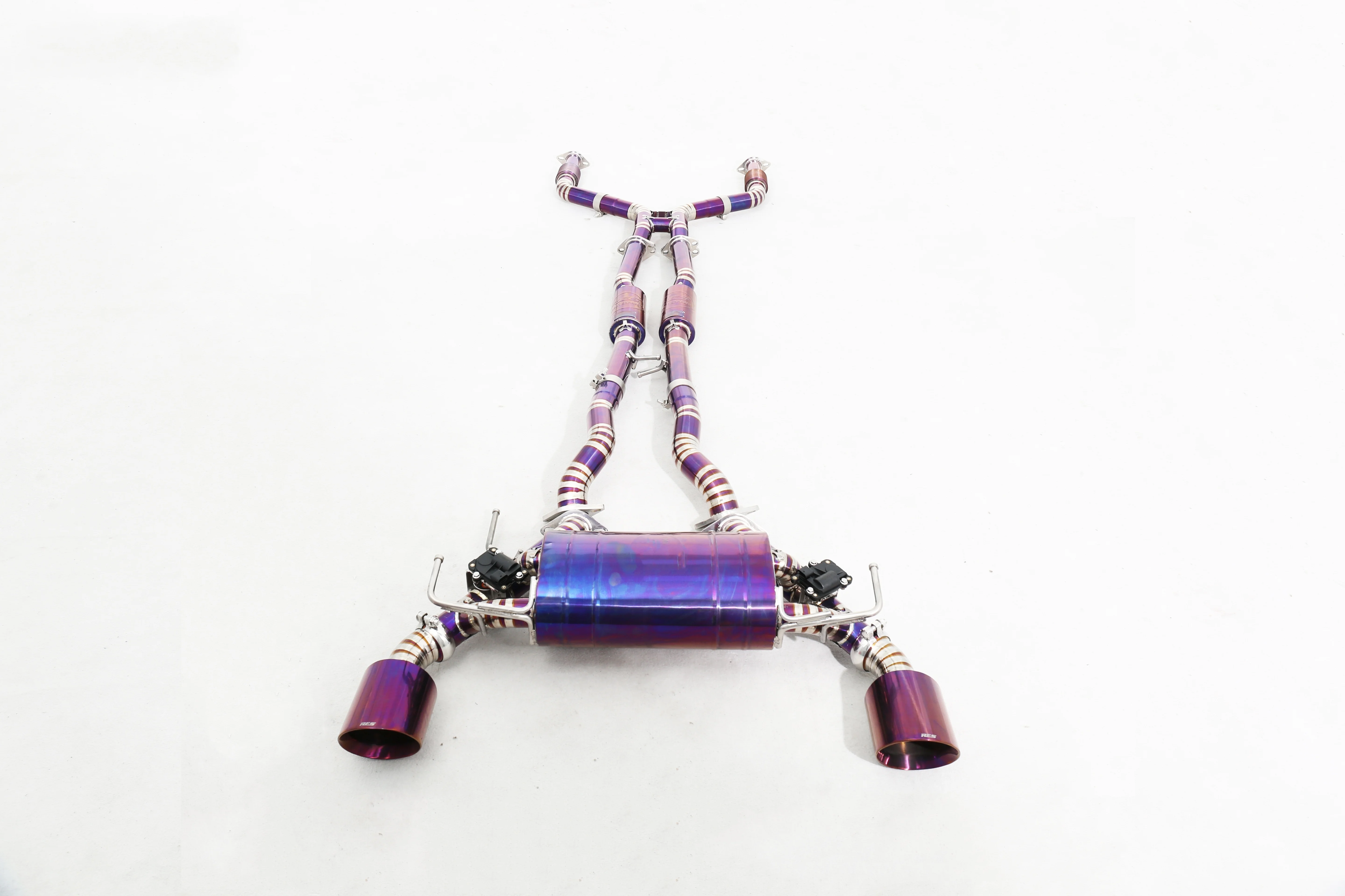 Custom 304 Stainless Steel/Titanium Valved Exhaust System Specific Model for 370Z 3.7
