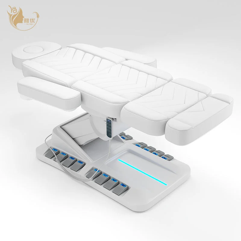 Massage Bed Spa White Massage Tables Beds For Beauty Salon Furniture Equipment Japanese Head Spa Bed Lightweight Salon Seat