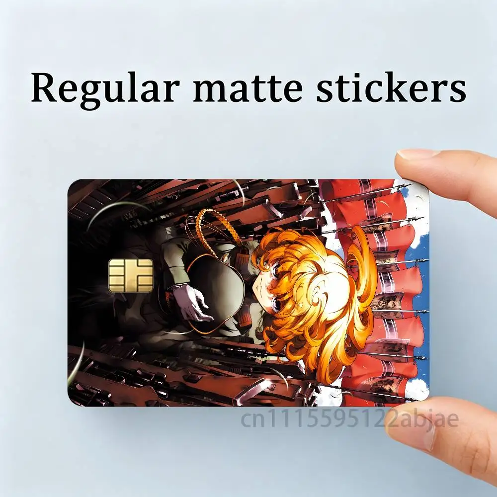 Saga of T-Tanya the Evil Laser Film Bank Transit Card Skin Sticker 54mmx 85mm With Chip Window