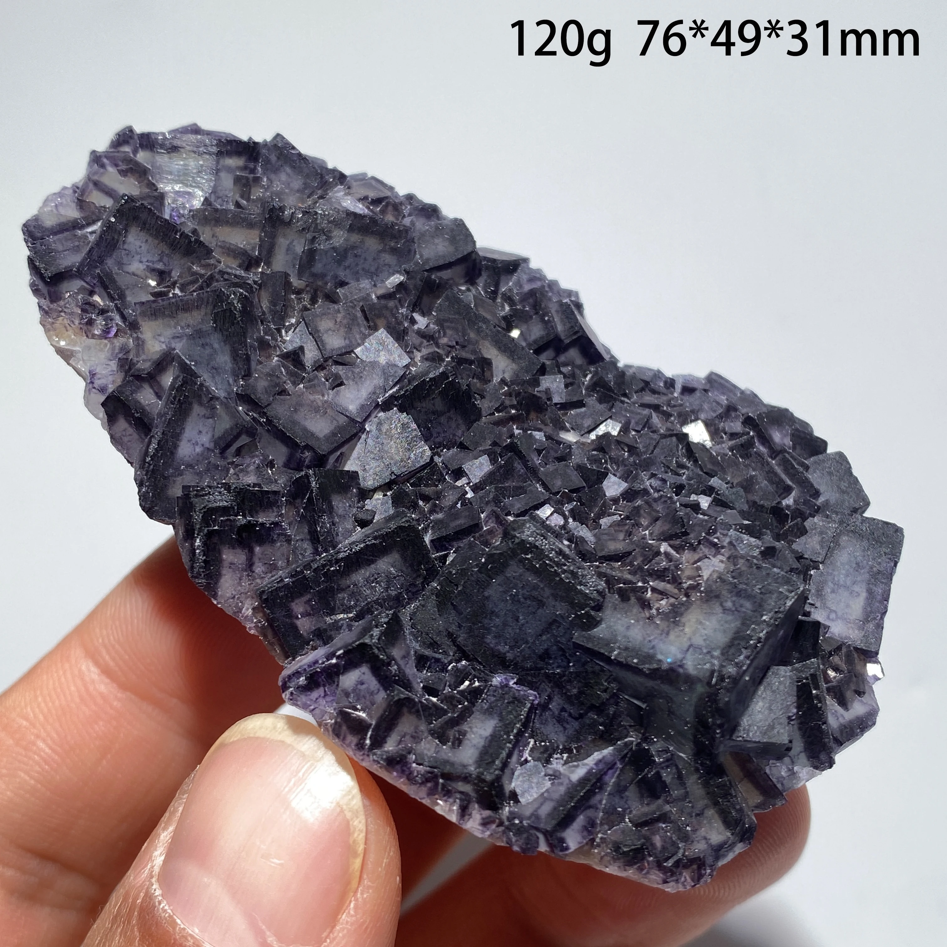 Natural Inner Mongolia Fluorite Quartz Crystal Ore Mineral Specimen Healing Stone For Home Decoration And Teaching