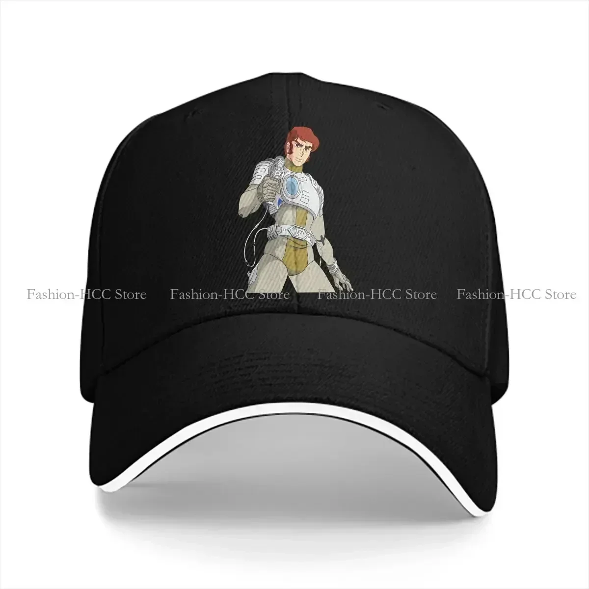 Summer Cap Sun Visor Flam Hip Hop Captain Future Futuremen Peaked Hats