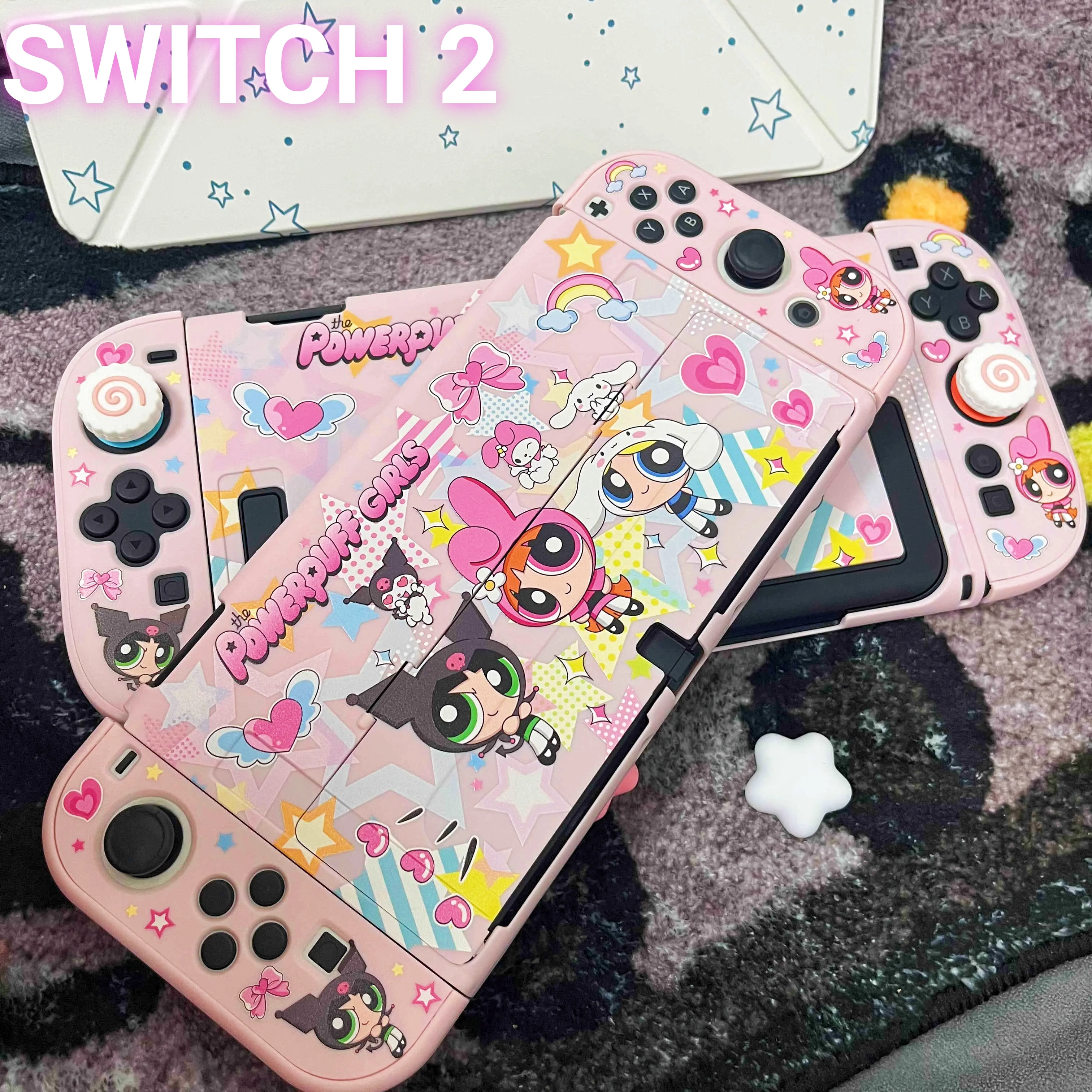 �y�Z�[�����z���킢������J�X�^���p�^�[��Switch 2�ی�P�[�X �}�C�����f�B �N���~ �V�i�����[���f�U�C�� Nintendo Switch OLED���Ӌ@��p