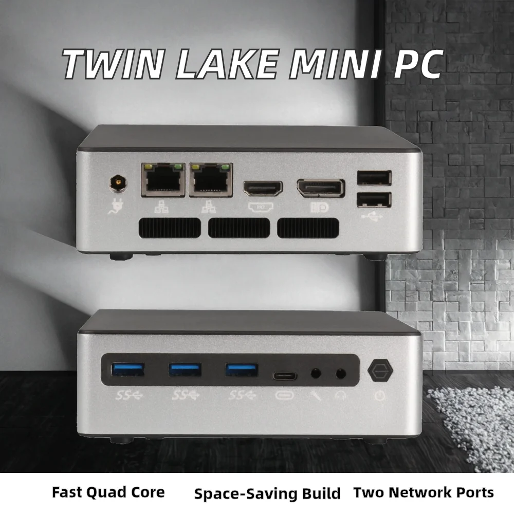 Twin Lake Mini PC N150 N100 AVX2 DDR4  Small  Computer for Win 11 New Office Home Business HTPC Education
