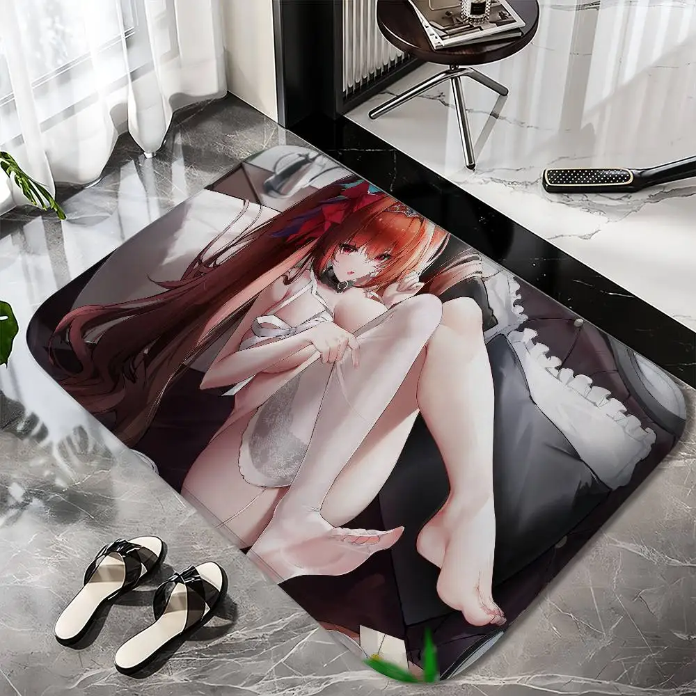 

Uma Musume Floor Mat Printed Large Carpets Room And Bedroom Carpets Bathroom Anti Slip Door MATS Small Carpets