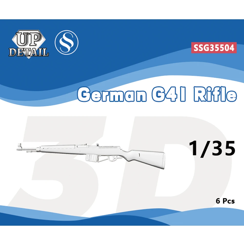 SSMODEL-Rifle alemán G41, SSG504, 1/35, 1/48