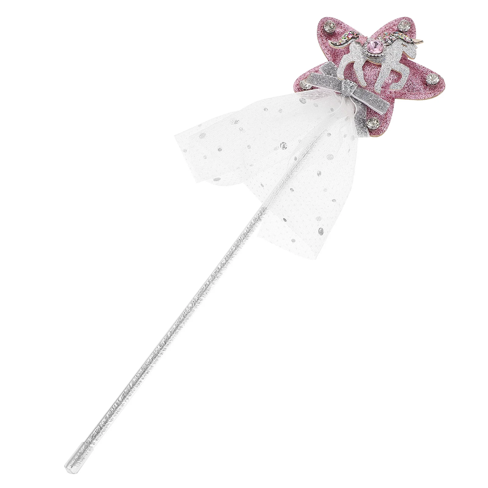1 stks Eenhoorn Fairy Wand Duurzaam Materiaal Perfect voor Dress Up Halloween Stage Performance Fairy Stick Kid Baby Girl