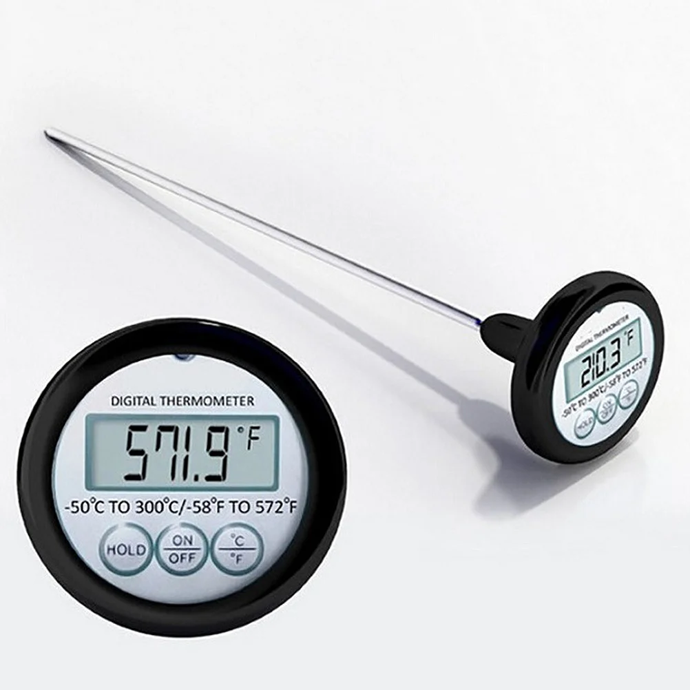 デジタルプローブ食品温度計ステンレス鋼センシングチップ直接測定ポータブル広範囲バーベキューダイニングツール温度