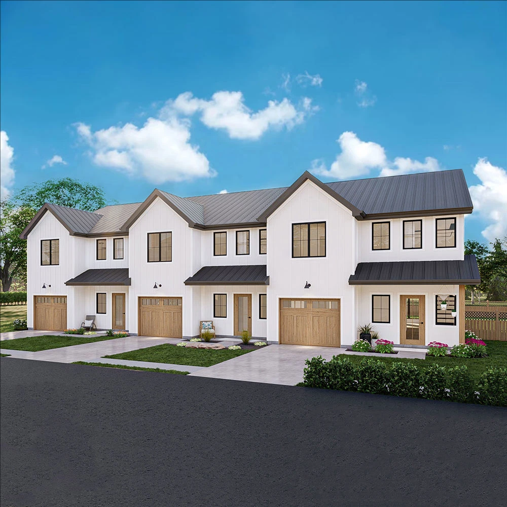 Luxury Modern Italian-Style Turnkey Villa Solution European Steel Structure with Smart System for the Living Room Set
