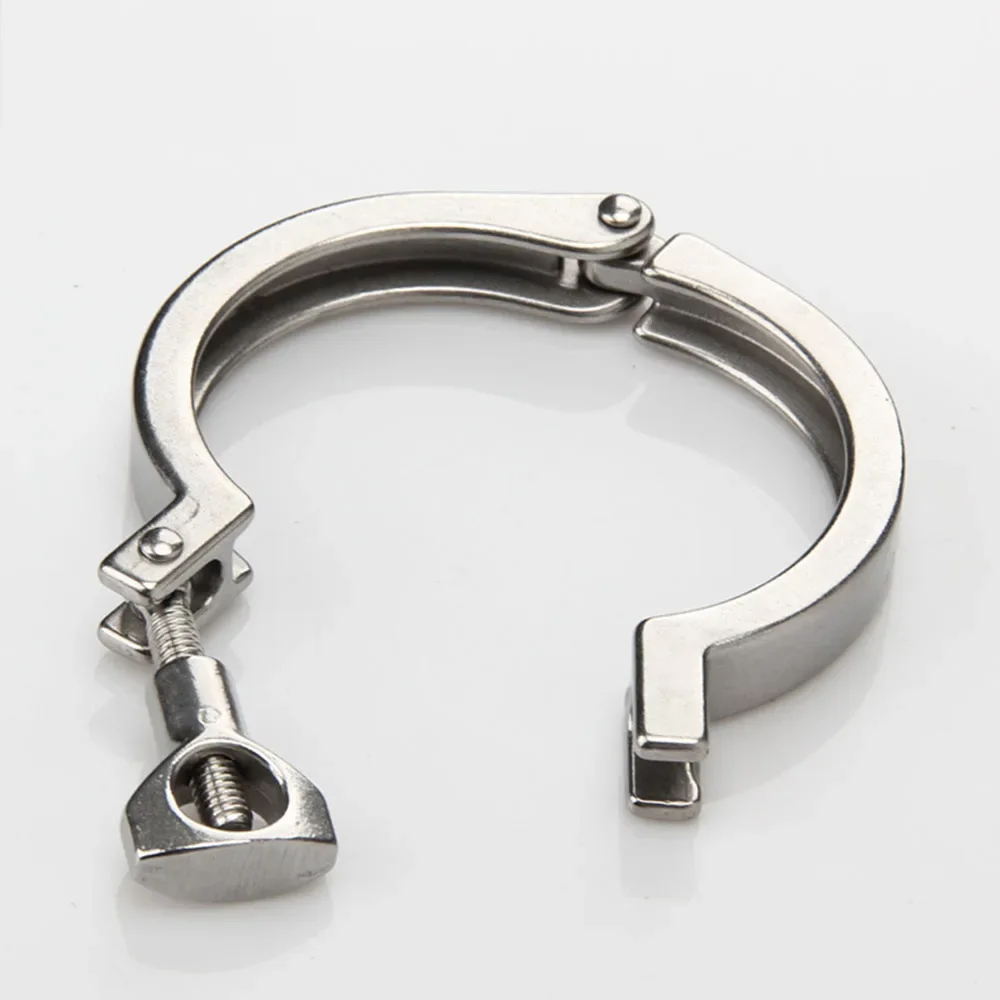 1 PCS C Clamp 38 51 63 76 89 102mm Sanitary Fitting Tri Clamp Stainless Steel 304 Pipe clamp Hygienic Grade