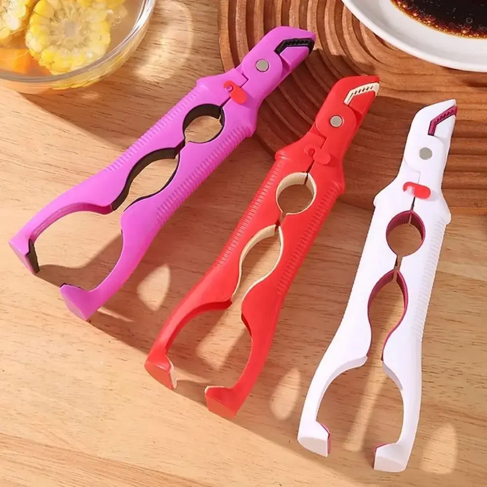 

Anti Scalding Clip Silicone Handle Heat-Resistant Anti-hot Bowl Plate Clips Non-Slip Dish Lifter Clamp 3in1 Kitchen gadgets