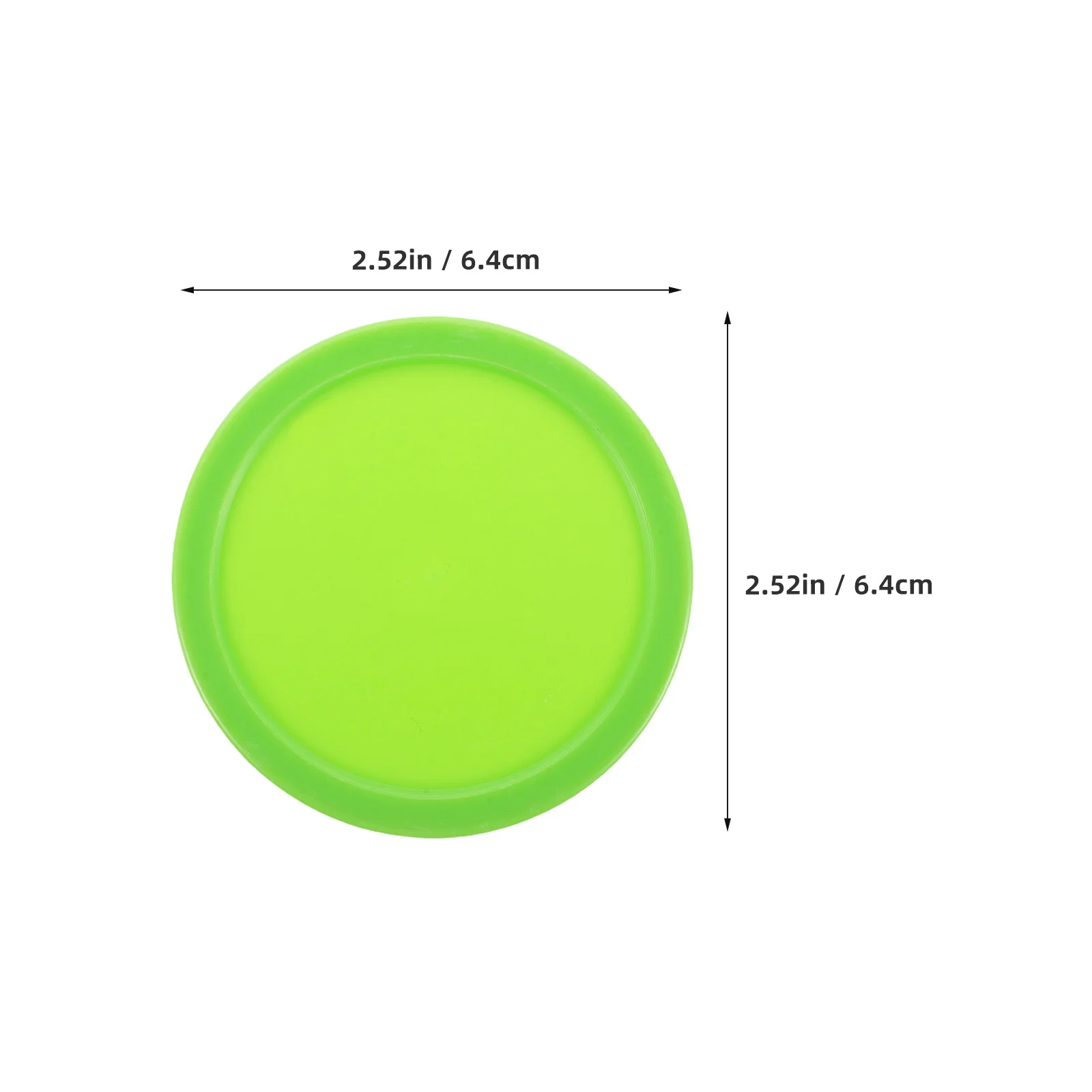 16 قطعة كرات الهوكي الهوائية البلاستيكية 64 مللي متر استبدال أجزاء مستقرة ل هوكي الطاولة لعبة داخلية اكسسوارات لوازم التدريب