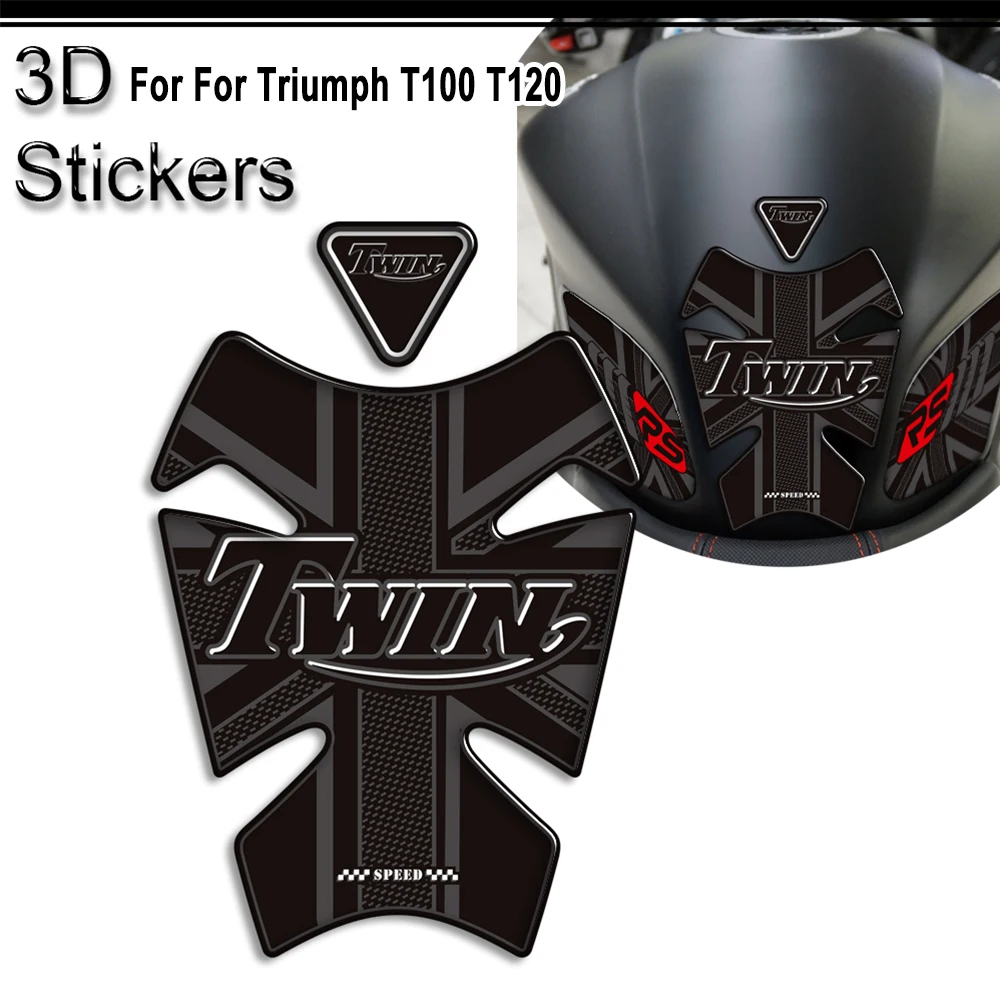 For Triumph Bobber Rocket 3 Bonneville Scrambler 1200 Thruxton R RS Speedmaster T100 T120 Street Cup Speed Twin Tank Pad Grips