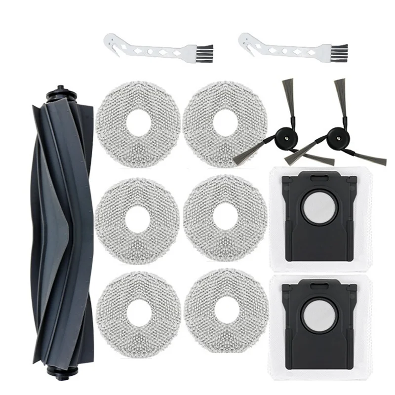 AT28-For Dreame X40 PRO L40 ULTRA Robot Vacuum Cleaner Main Side Brush Cloth Replacement Parts Accessories Brush
