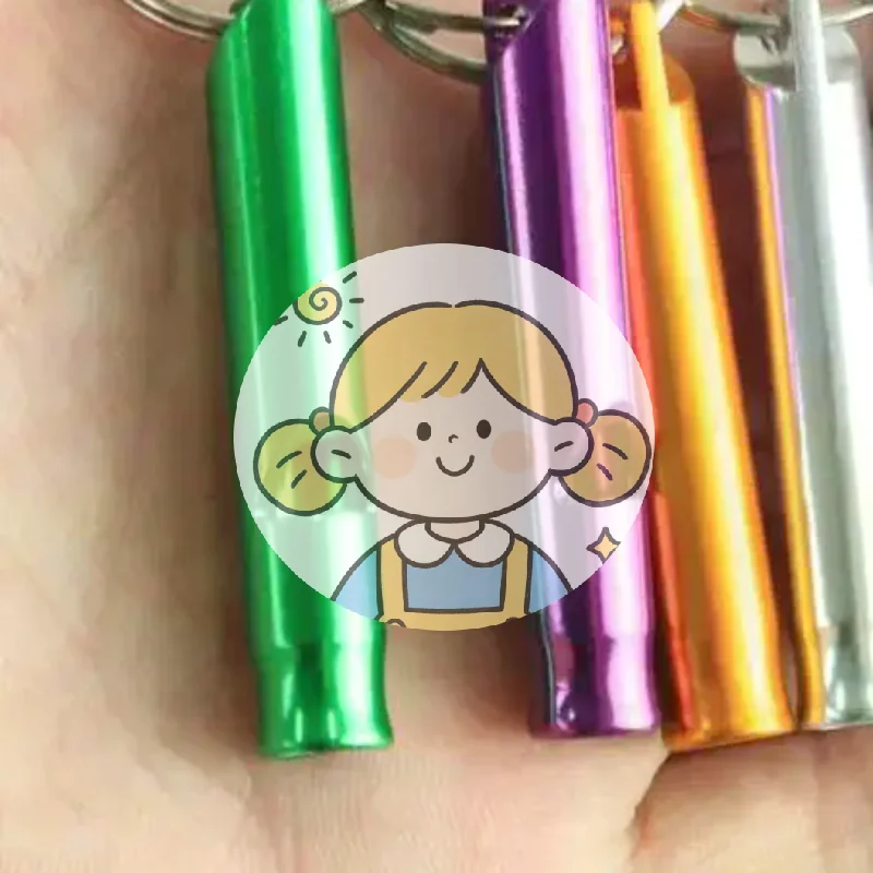 

[LA] 1/3 шт. Маленький многофункциональный алюминиевый аварийный свисток-брелок для выживания, кемпинга, походов, активного отдыха, тренировок