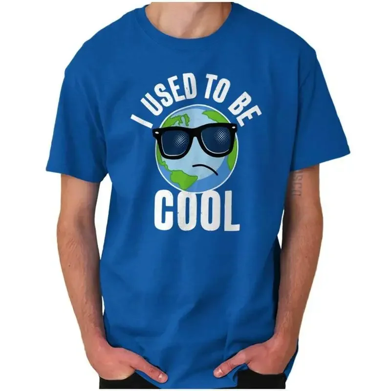 Earth Day Activist I Used To Be Cool Planet Womens Or Mens Crewneck T Shirt