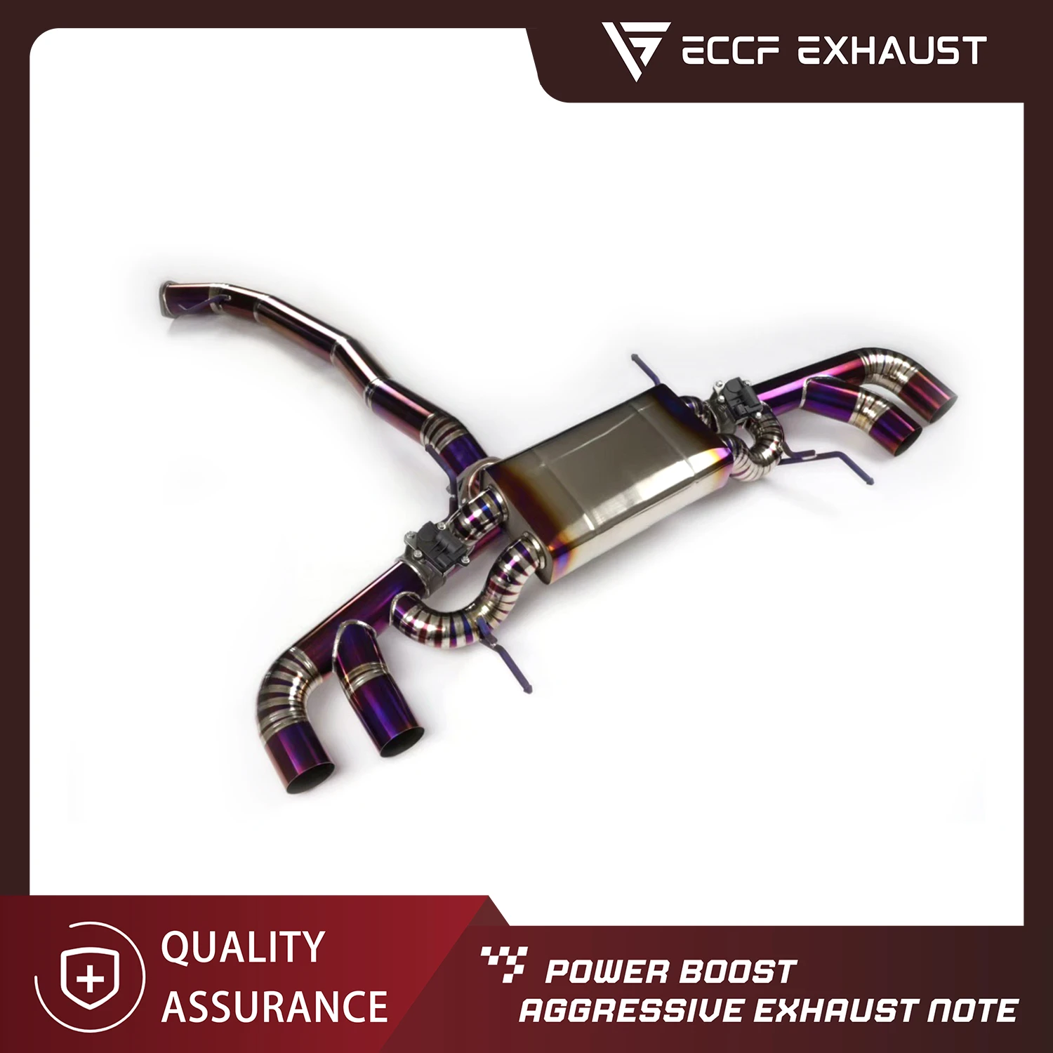 

Aggressive Supercar Sound ECCF Titanium Valved Catback Exhaust for Nissan GTR R35 Performance Upgrade Easy Installation