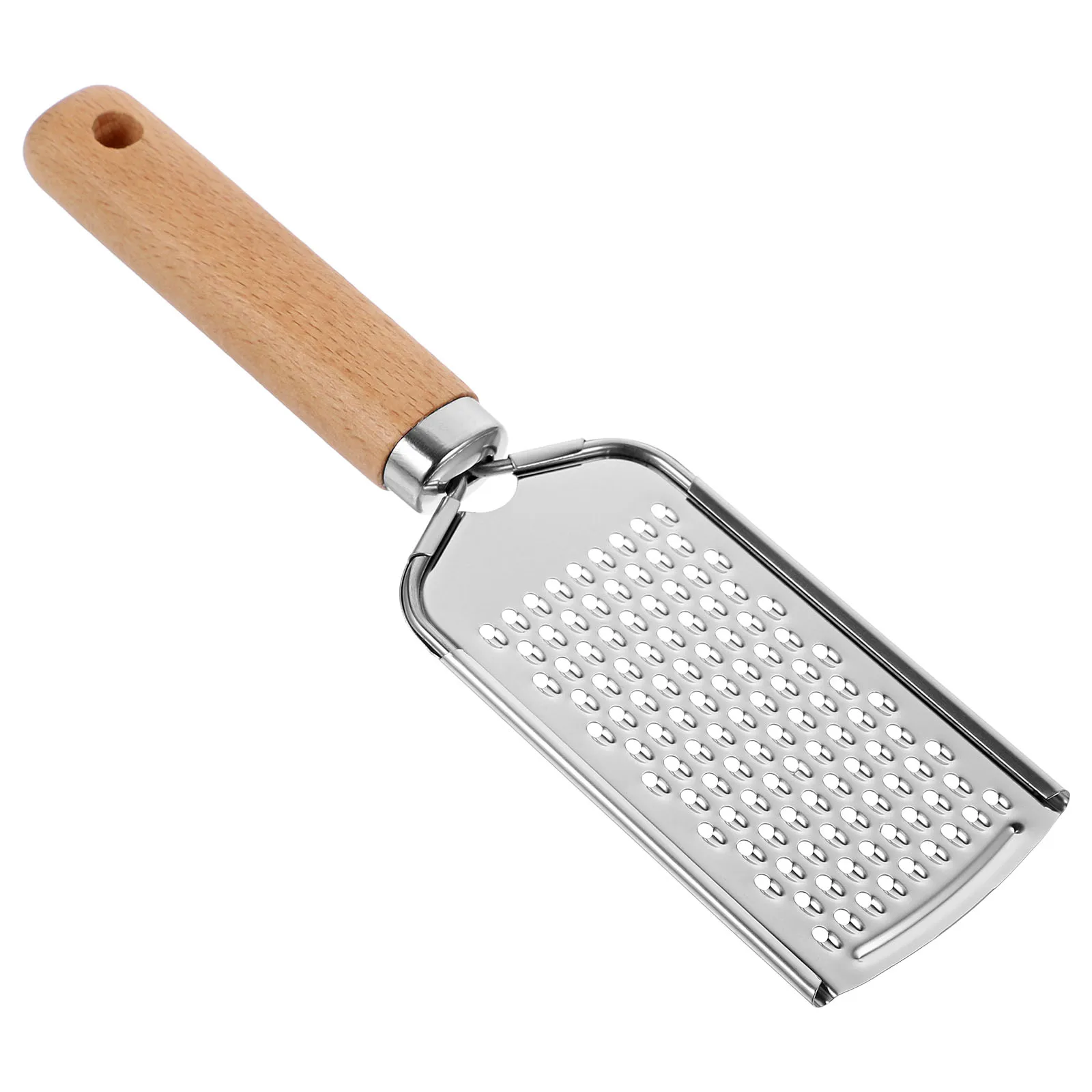 

Plane Grater Cheese Lemon Zester Kitchen Tool Vegetable Shredder Fruit Peeler Stainless Steel Wood Handle Easy Clean Non