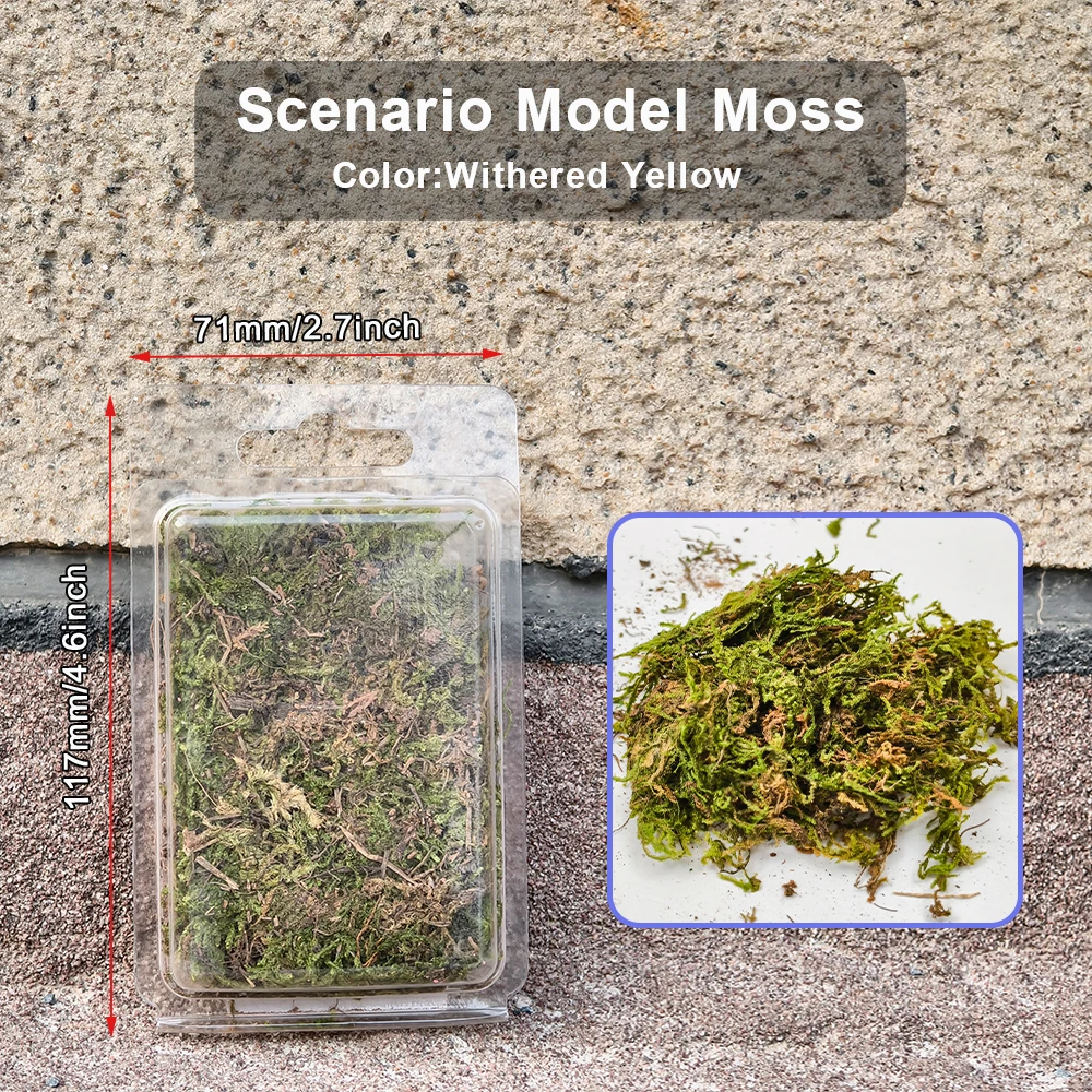 لتقوم بها بنفسك النمذجة الطحلب الاصطناعي Lichens الحرف محاكاة النباتات الخضراء وهمية ديكورات منزلية المشهد الصغير ل Diorama 1 صندوق #4