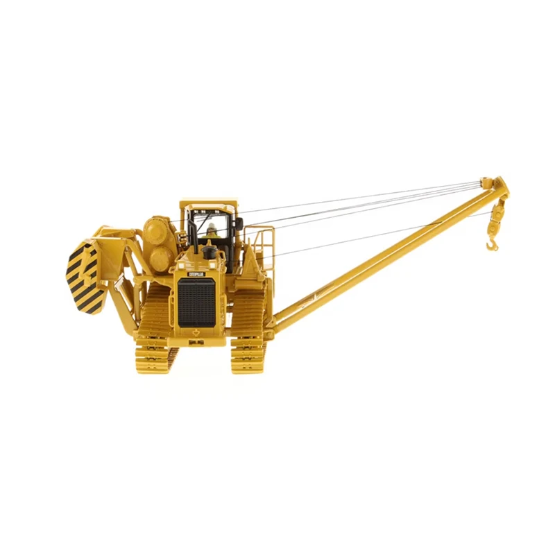 DM دييكاست 1:50 مقياس CAT 587T آلة طبقة الأنابيب سبيكة لودر أطفال بالريموت كنترول نموذج 85272C مجموعة عرض الديكور هدية