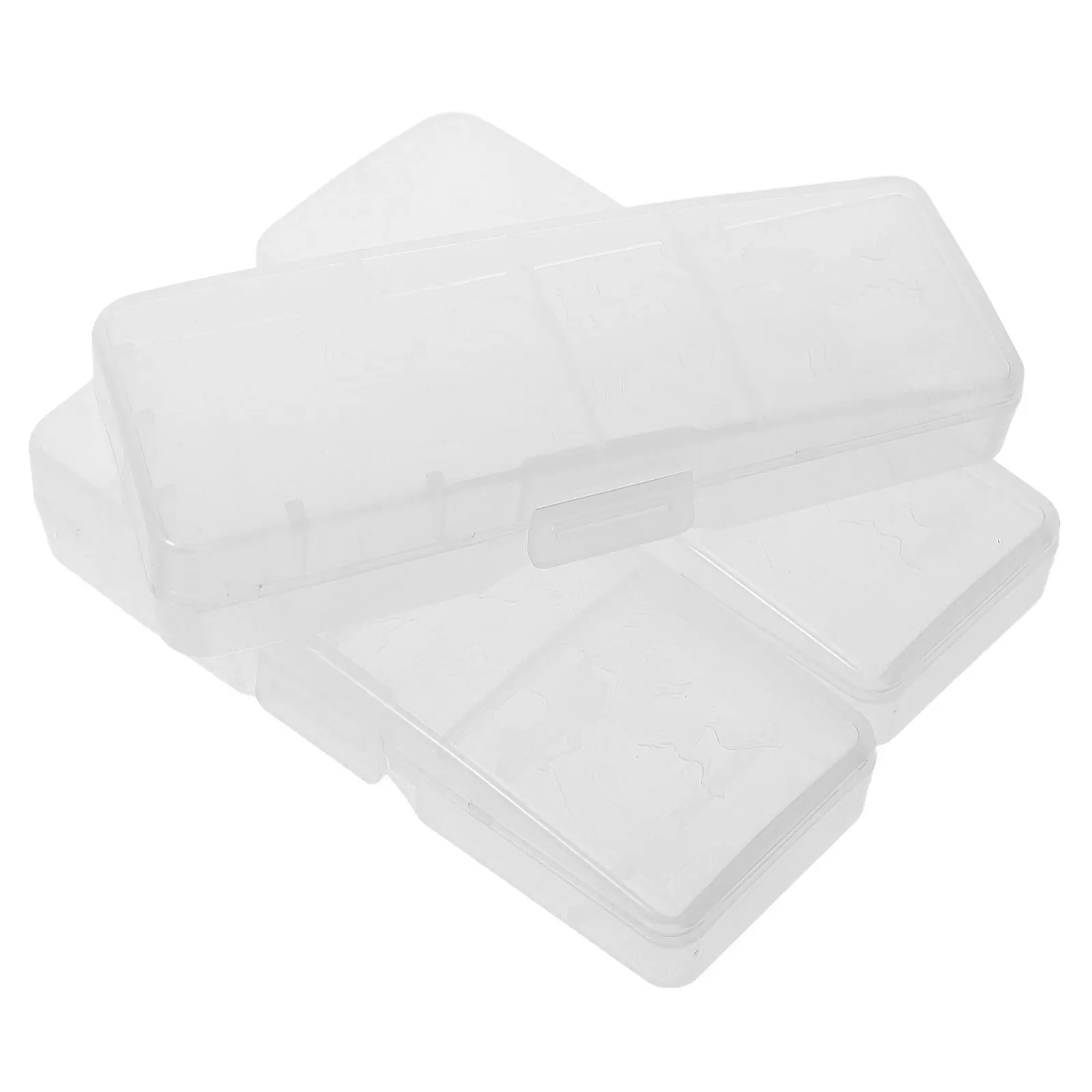 3Pcs Razor Storage Holder Clear Plastic Travel Case Compact Manual Razor Organizer for Shaving Tools