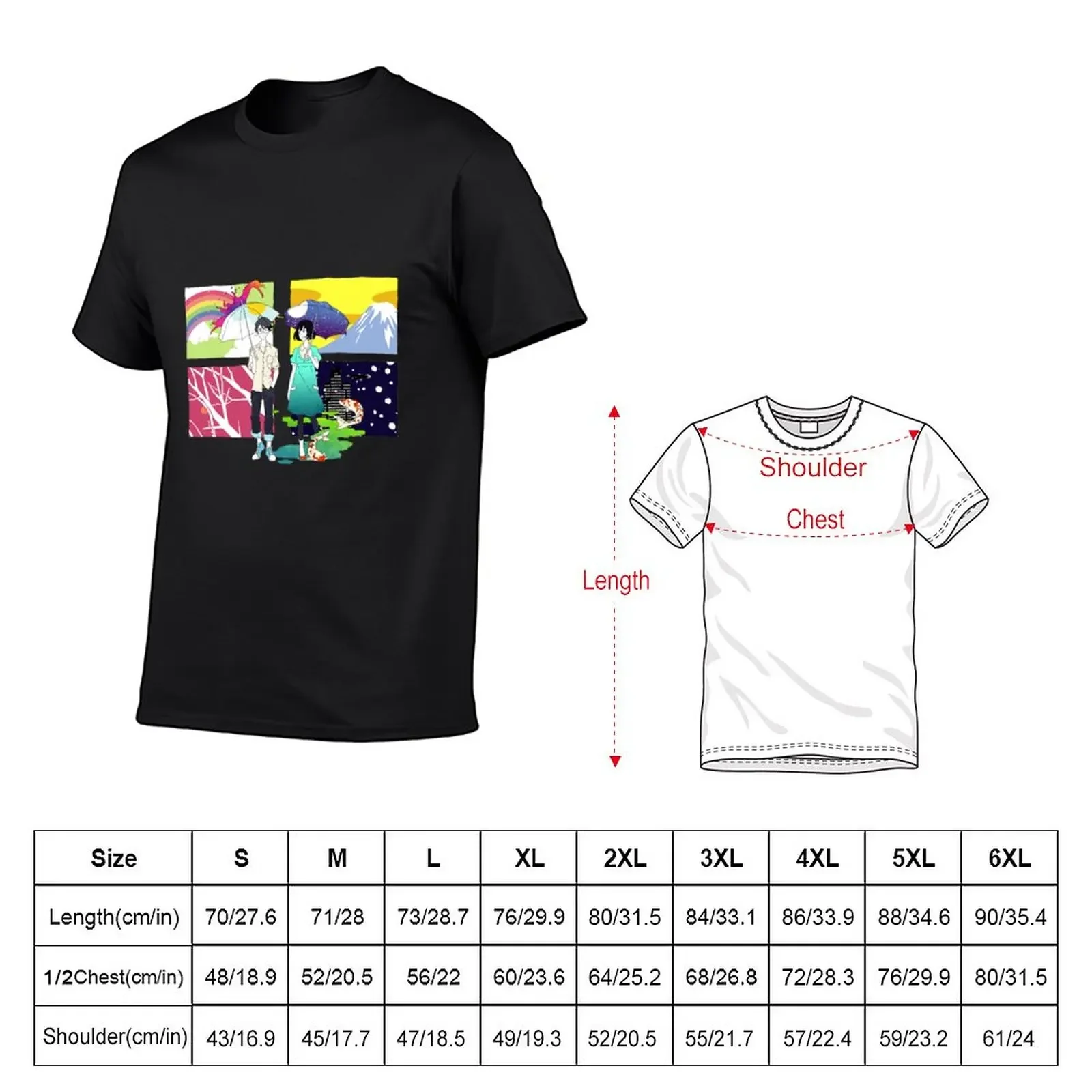 The Tatami Galaxy- Protagonist and Akashi T-Shirt customs tees blacks heavy weight t shirts for men