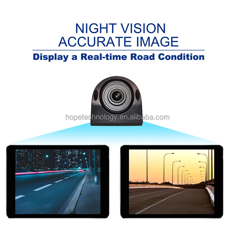 금속 쉘 스타라이트 야간 투시 방수 IP68 1080P AHD 전후방 측면 카메라