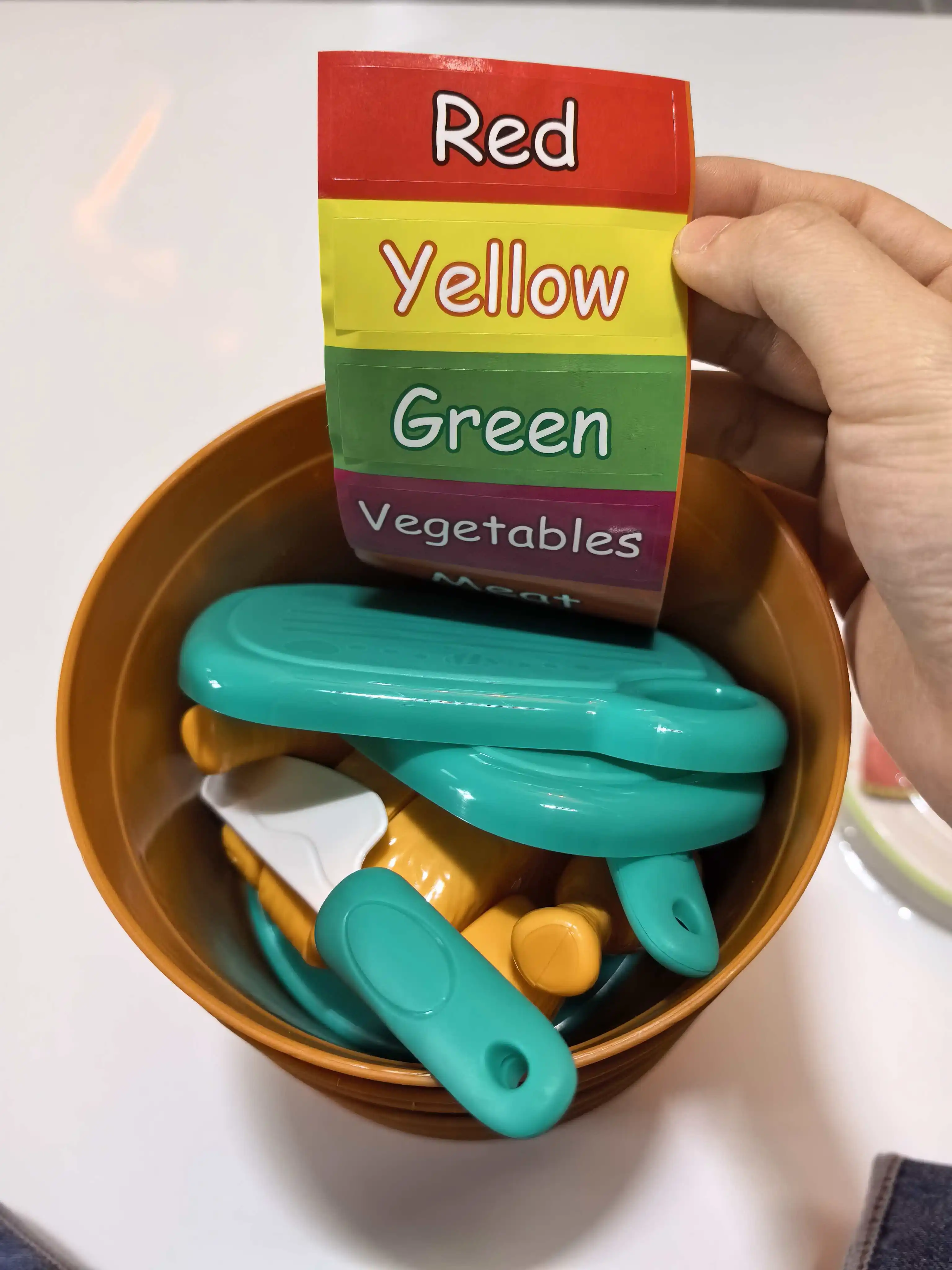 42개 과일 자르기 세트 바구니 포함 어린이 놀이집 장난감 주방 야채 아기 가상 놀이 야채 자르기 분류 장난감 크리스마스 선물