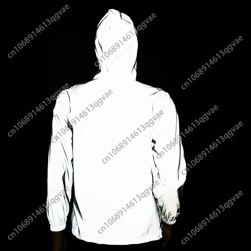 Albanian Flag Reflective Jacket Mens Womens Albania Coat Hooded Windbreaker Run Jackets Cycling Hiking Zipper Custom Hoodie