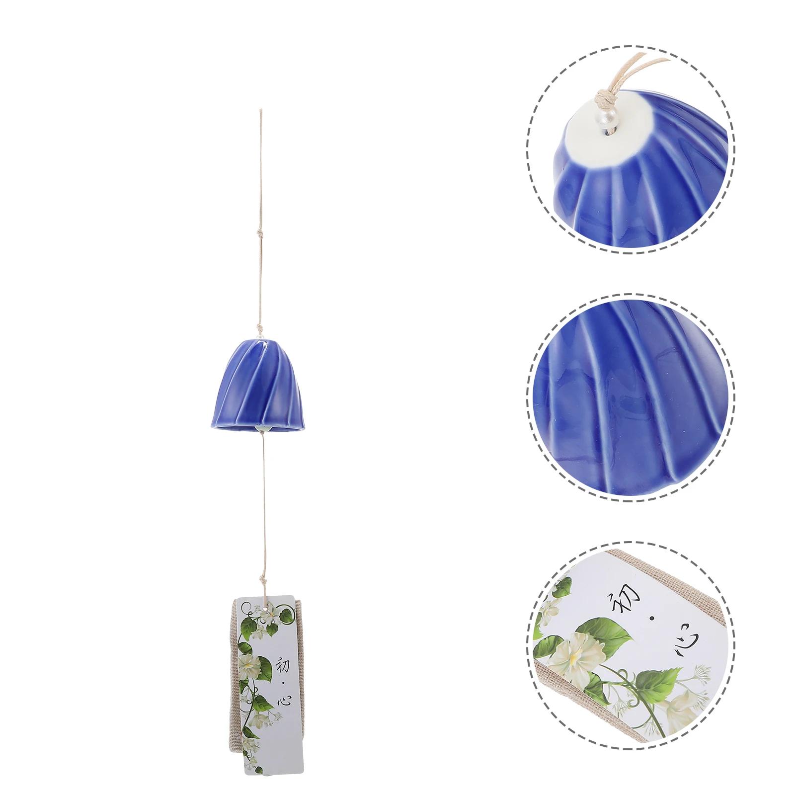 

1Pc Unique Ceramic Wind Chime Japanese Style Home Decor Accessory With Excellent Craftsmanship