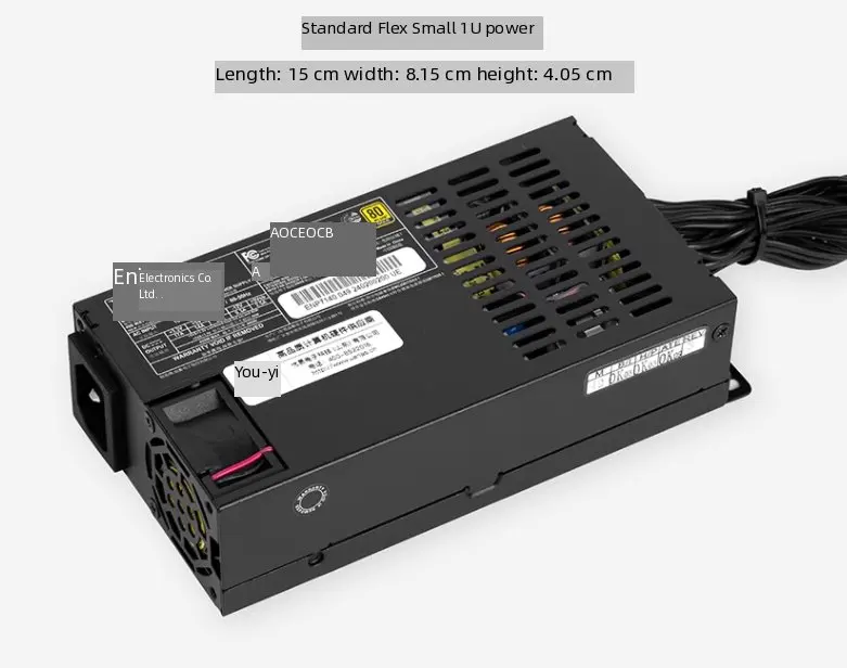

Enhance 7140B Flex Small 1U Power Supply 400W Silent Gold NAS Storage Server