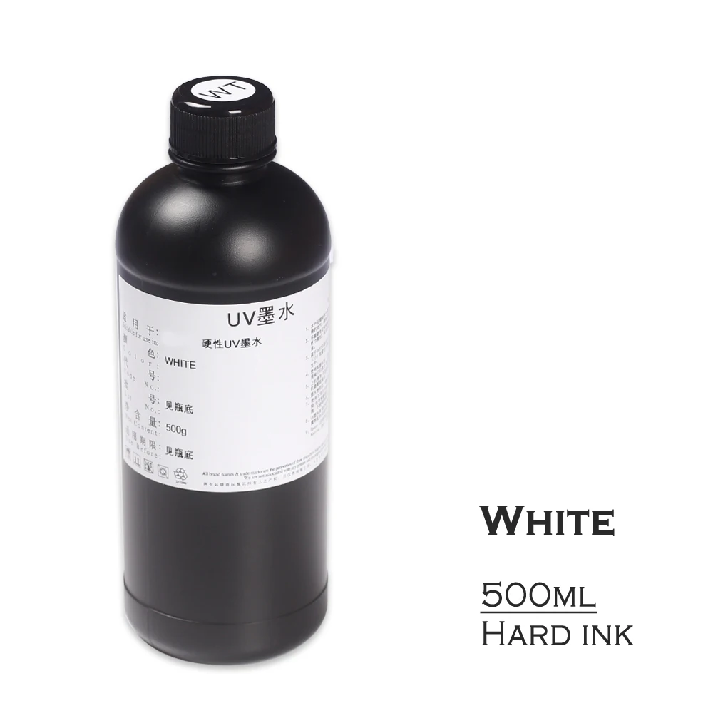 Do drukarek Epson z głowicą drukującą, tusz UV, tusz DX5 DX7 DX9 DX10 TX800 XP60, szybkoschnący tusz UV DTF, tusz do drukarek UV płaskich, tusz do drukowania na obudowach telefonów komórkowych. — zdjęcie produktu 3