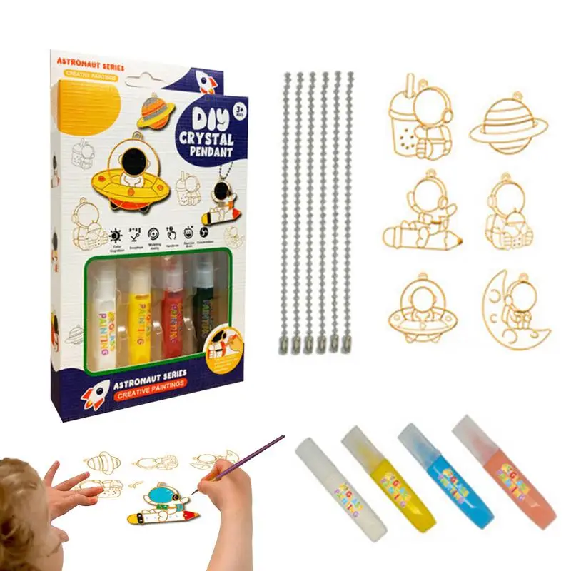 Kit de pintura de cristal para ventana, kits de artes y manualidades, juego de suministros de pintura para artistas, estudiantes, adultos y niños