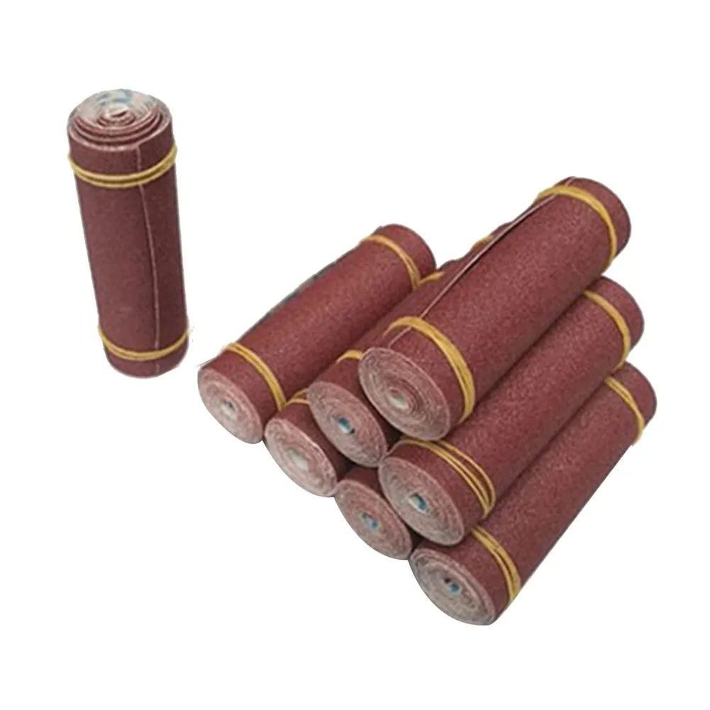 1Roll 1M Sandpaper Emery Cloth 100mm Width 80/120/180/240/320/600 Grit Polishing Sandpaper For Woodcarving Root Carving view 4