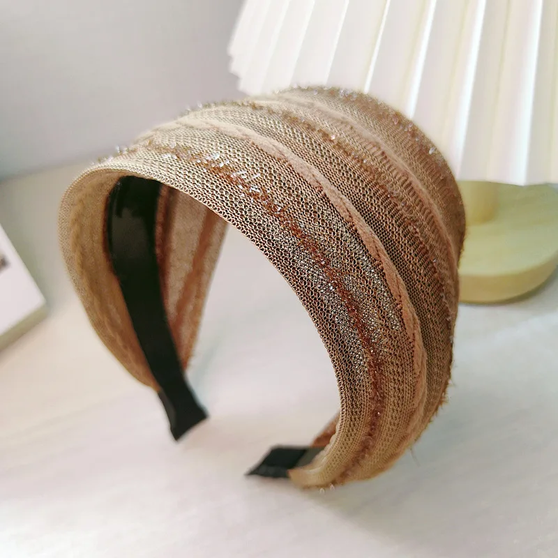 Wide Chiffon Fabric Hairband Women Hair Band Hair accessories For Lady