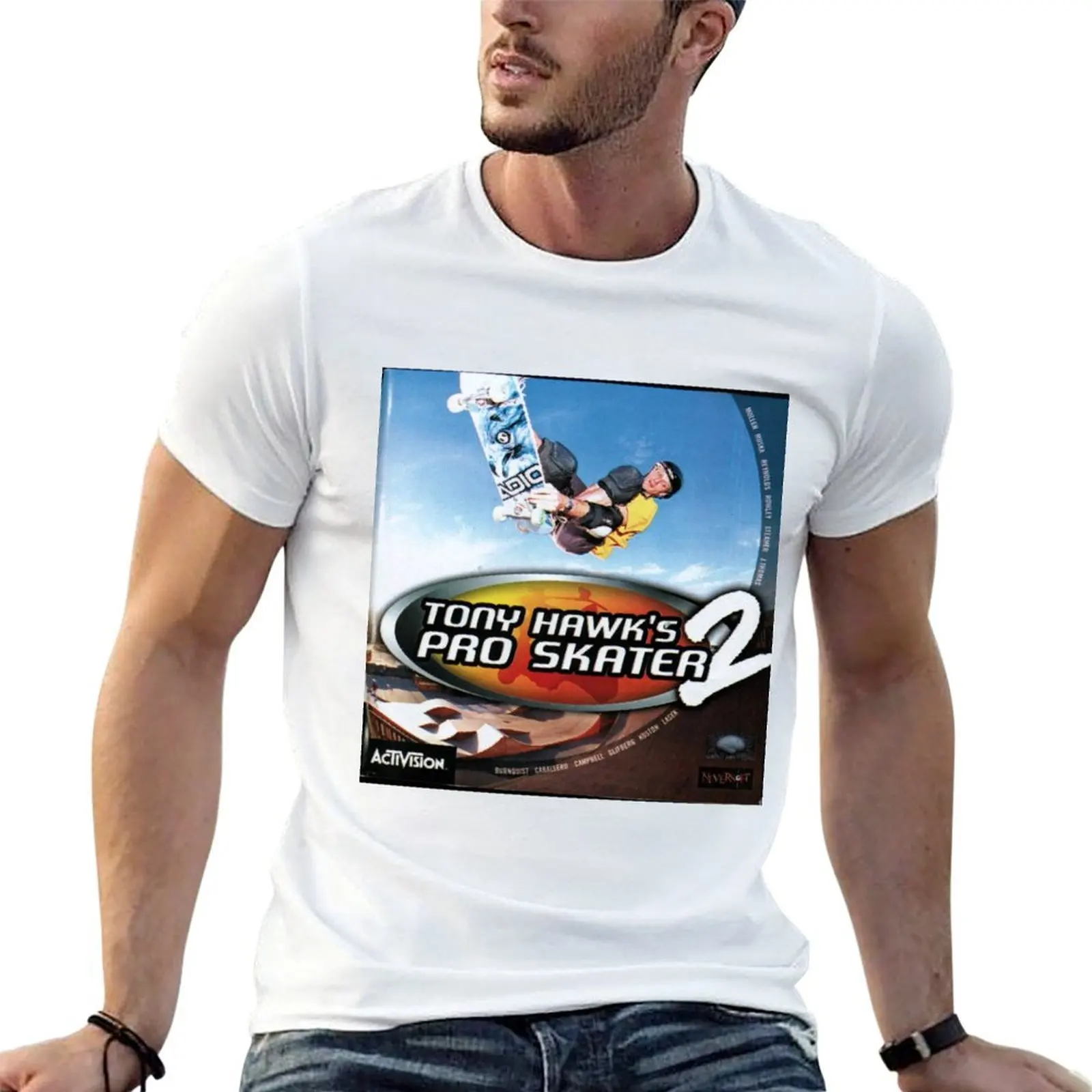 Tony Hawk Pro Skater 2 T-Shirt cute tops graphic t shirt vintage t shirts for men cotton