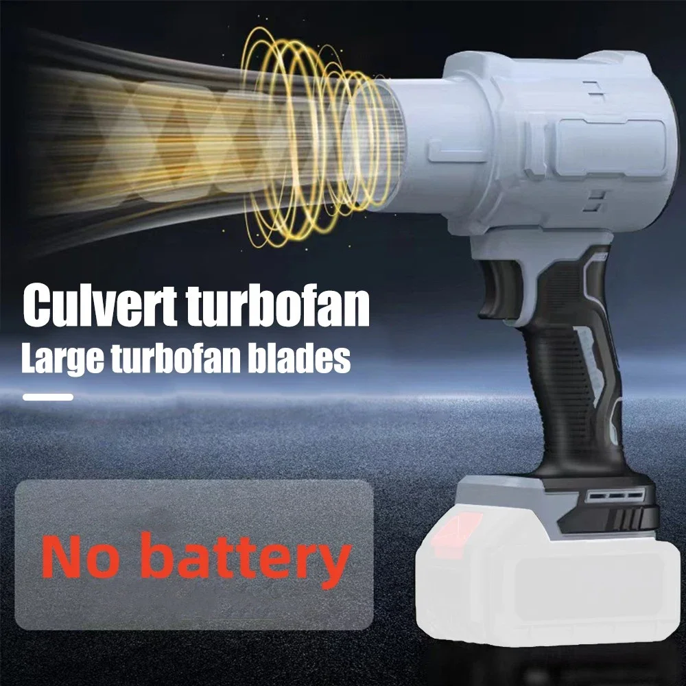 

1000 Вт мощный турбовентилятор, ручной вентилятор для листьев, бесступенчатая регулировка скорости, мини-струйный вентилятор для батареи Makita, инструмент для чистки на открытом воздухе