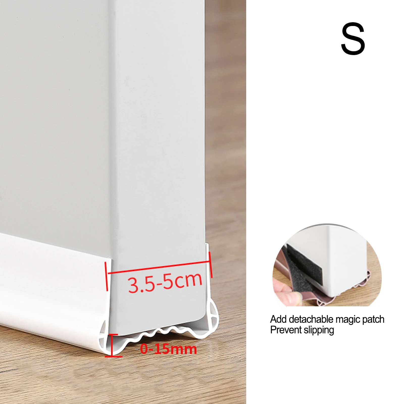 95*10 cm Deur Afdichting Strip Siliconen Rubberen Afdichting 1 M Deur Diepgang Excluder Strip Siliconen Rubberen Afdichting blocker Afdichting Weer Strip