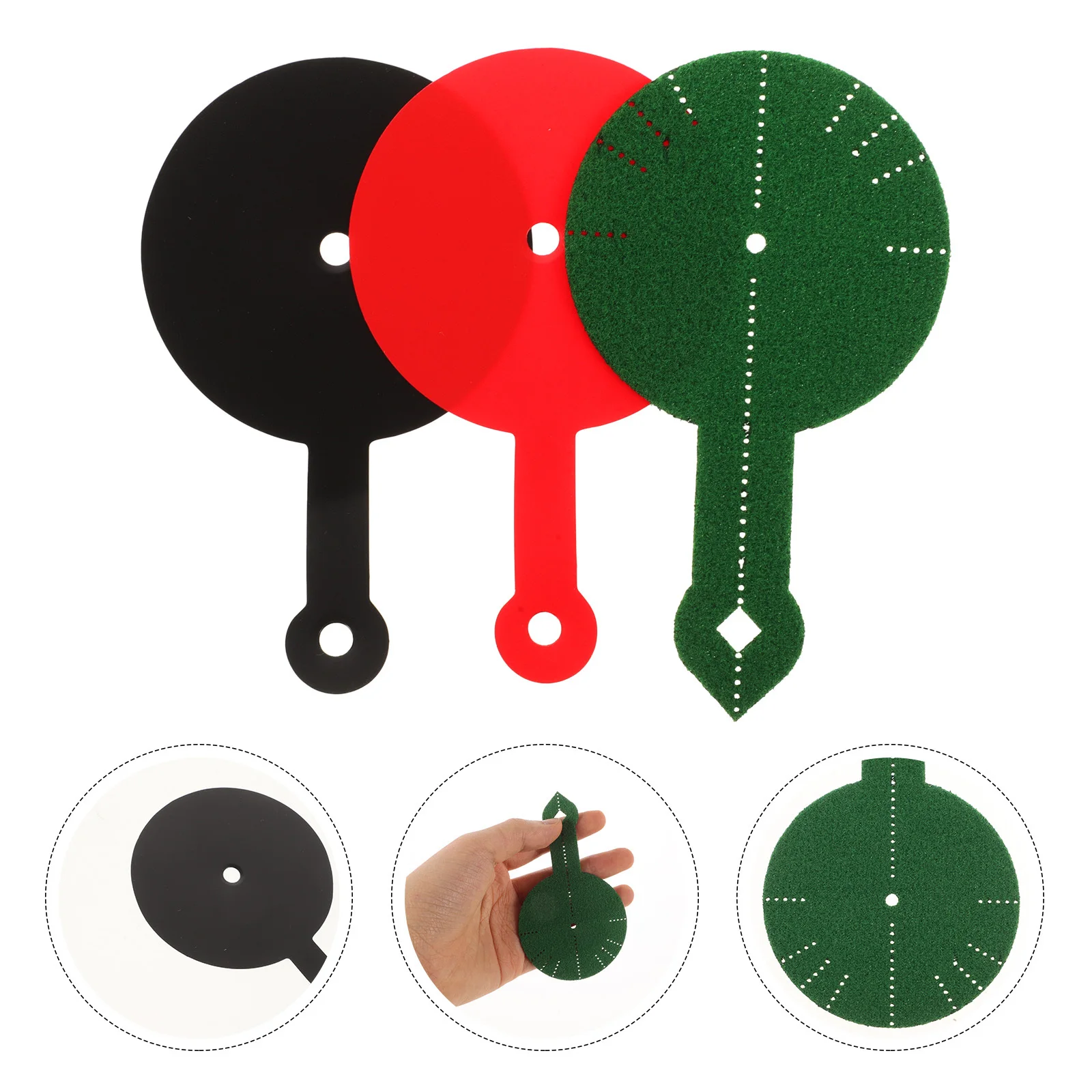 3pcs Billiard Aim Trainer Pad Cotton Fabric Tool For Pool Table Accuracy Practice Mat Accessory