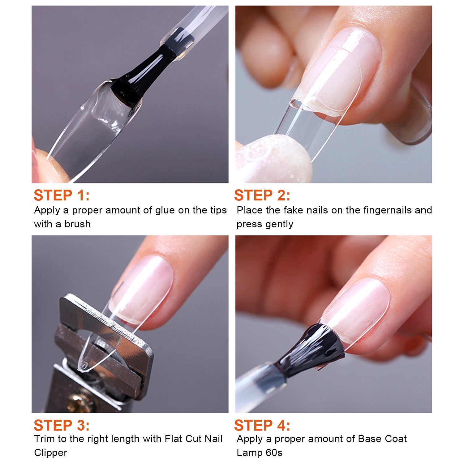 Super Strong Nail Glue For Press On False Nail Tips, Acrylic Fake Nails,Long-lasting Adhesion, Rhinestone Glue With Fast Drying