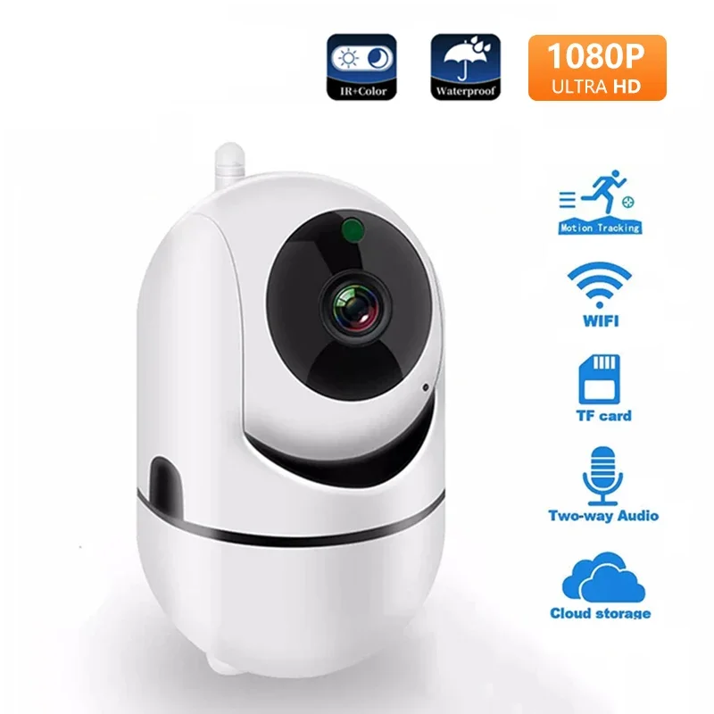 

IP-камера Ftycamp Plus, умный дом, 1080P HD камера безопасности, сеть автоматического слежения, беспроводное наблюдение, камера ночного видения, Wi-Fi