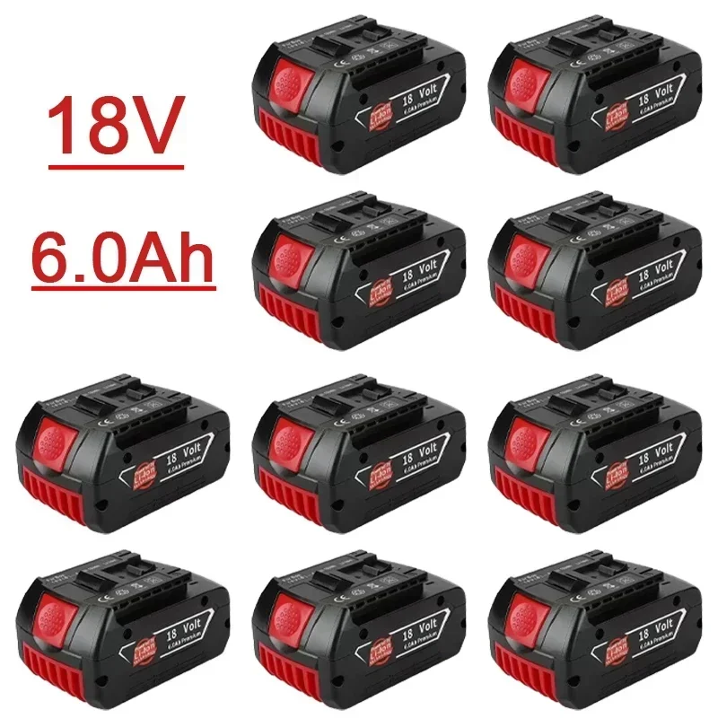 

18650Battery For Bosch Electric Tool Battery 18V 6000mAh Rechargeable Screwdriver Battery BAT609 BAT609G BAT618 BAT618