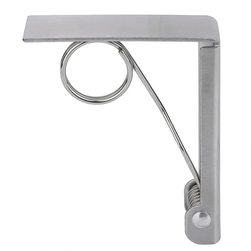 2 PCS Stainless Steel Table Cloth Clips Spring Loaded Silver Tablecloth Holders Rustproof Easy to Use Table Cover Clips
