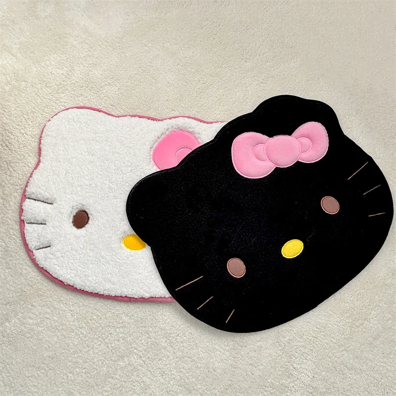 Sanrio Anime Hello Kitty Hawaii Series Floor Mat Door Carpet Bedroom Bathroom Kitchen Door Absorbent Anti Slip Foot Mat Carpet